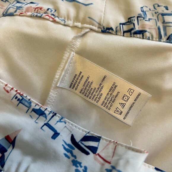 IZOD Golf Skort Size 10 – Nautical Sailboat Print Active Skirt Built-In Shorts - Picture 4 of 4